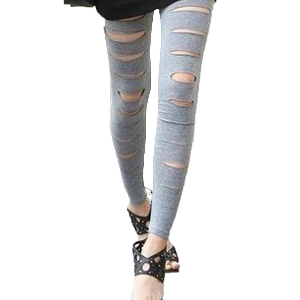 Damen Leggings mit modischen Cut-Outs WW