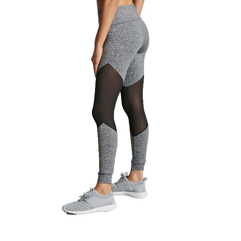 Damen Sportleggings mit atmungsaktiven Mesh-Einsätzen WW