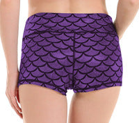 Damen Sportliche Shorts mit Wellenmuster WW