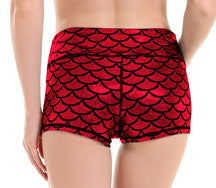 Damen Sportliche Shorts mit Wellenmuster WW