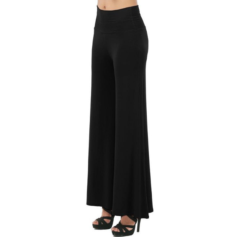 Damen Weit geschnittene Jersey-Hosen WW