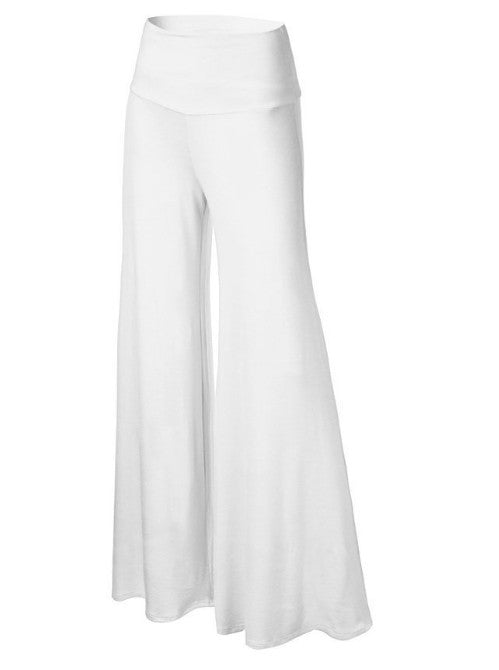 Damen Weit geschnittene Jersey-Hosen WW