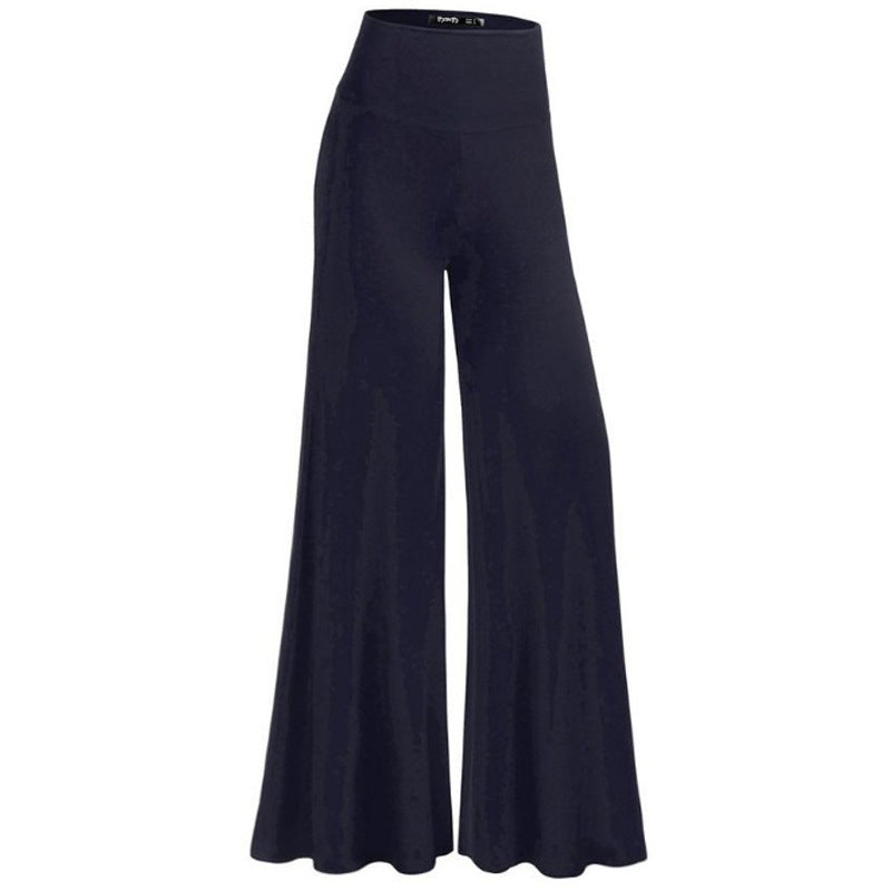 Damen Weit geschnittene Jersey-Hosen WW