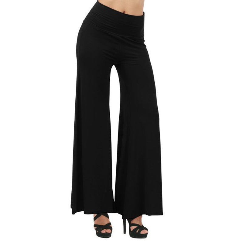Damen Weit geschnittene Jersey-Hosen WW