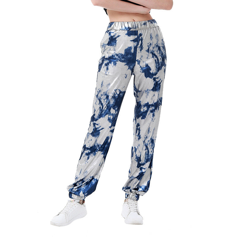 Damen Samt Jogginghose im angesagten Leopardenlook WW
