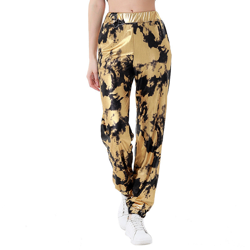Damen Samt Jogginghose im angesagten Leopardenlook WW