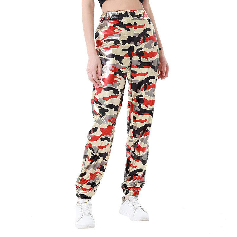 Damen Samt Jogginghose im angesagten Leopardenlook WW