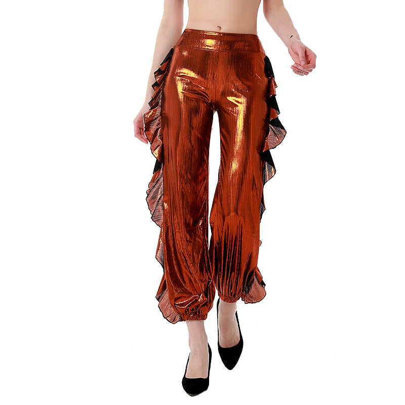 Damen elegante und schicke Rüschenshosen WW