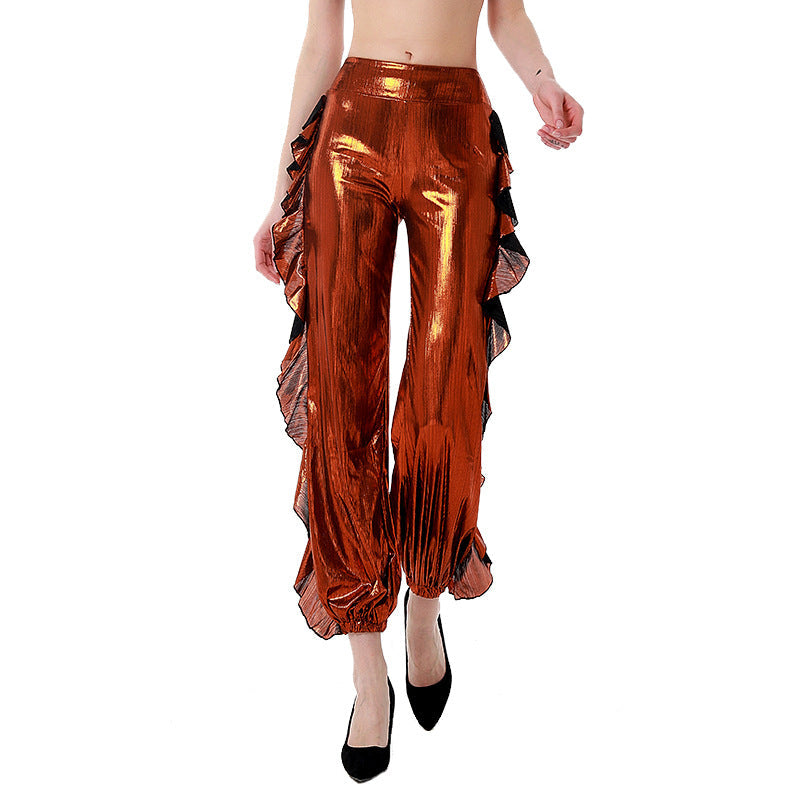 Damen elegante und schicke Rüschenshosen WW