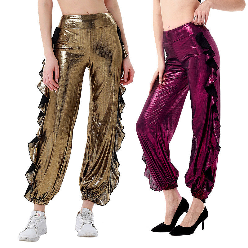 Damen elegante und schicke Rüschenshosen WW