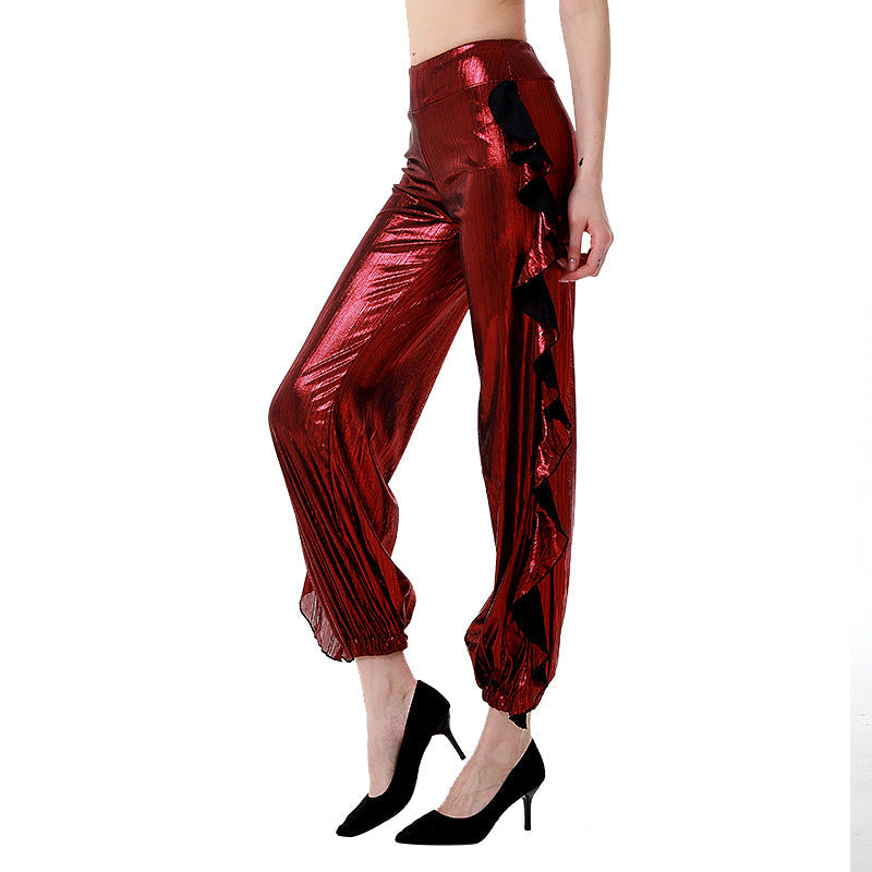 Damen elegante und schicke Rüschenshosen WW