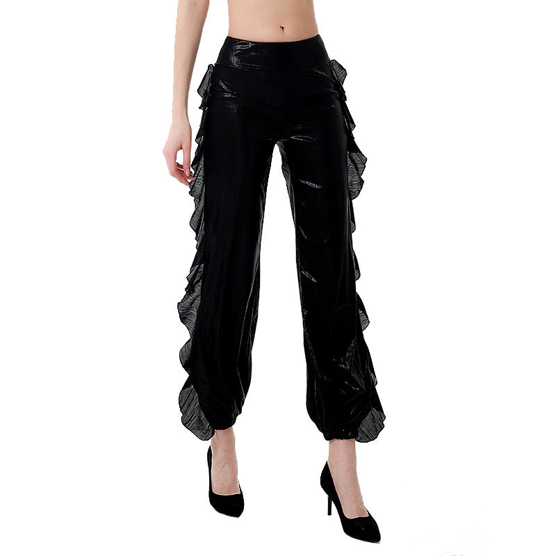 Damen elegante und schicke Rüschenshosen WW