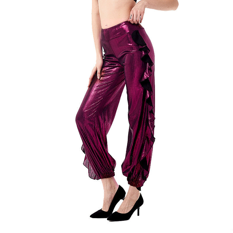 Damen elegante und schicke Rüschenshosen WW