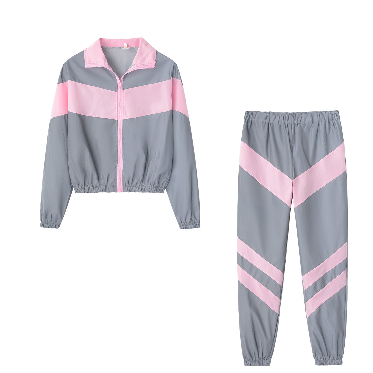 Damen Sportanzug mit kontrastierenden Farbblockierungen WW