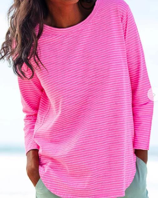 Damen lässiges Langarmshirt WW