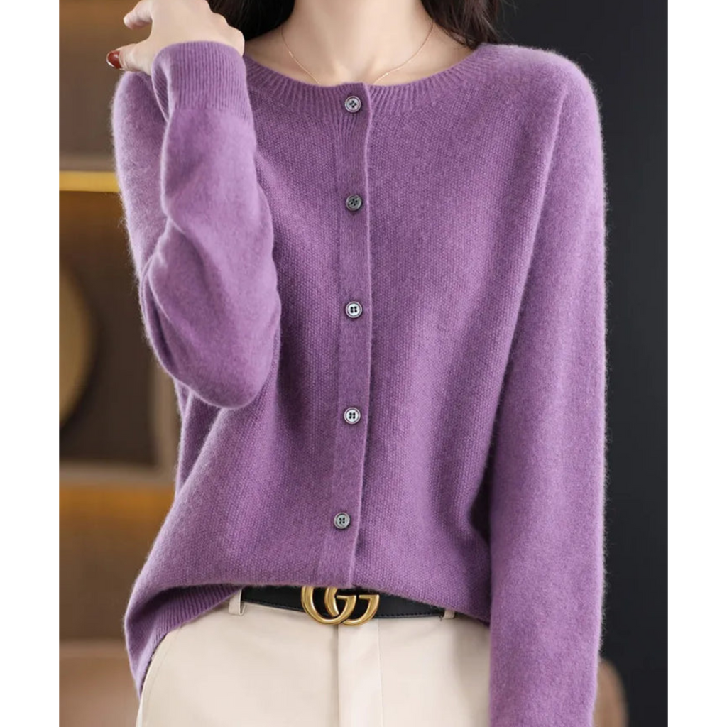 WW Damen Rundhals Cardigan Pullover