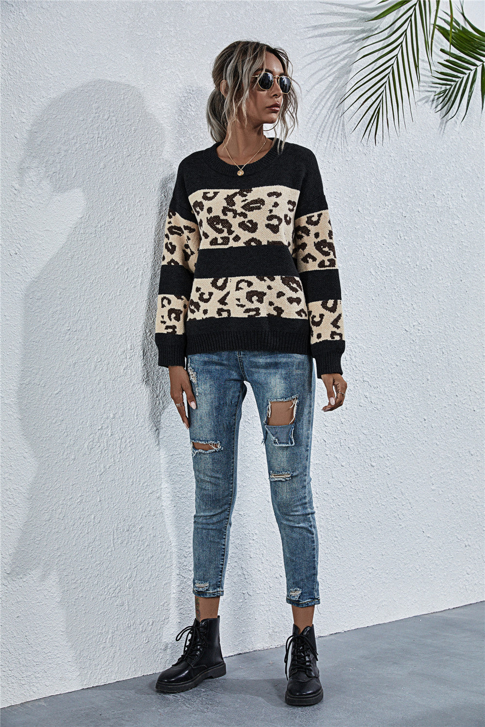 Damen Tiermotiv Pullover WW