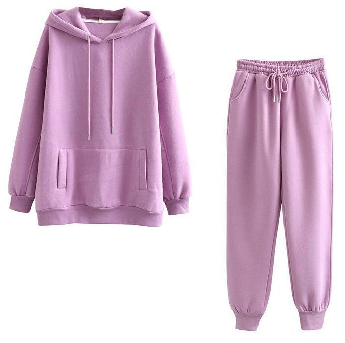 Damen lässiges Hoodie und Jogginghose Set WW