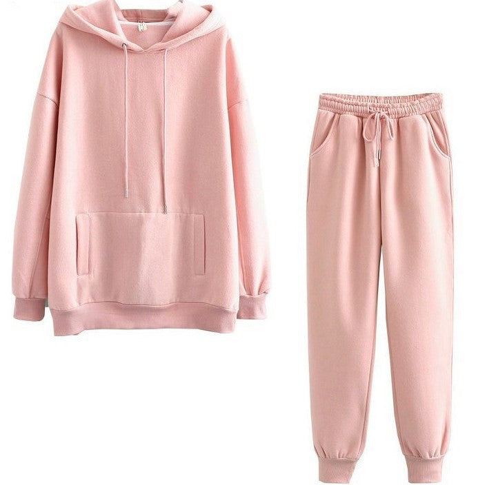 Damen lässiges Hoodie und Jogginghose Set WW