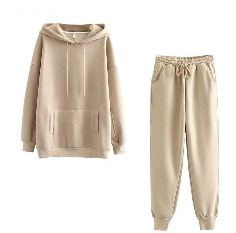 Damen lässiges Hoodie und Jogginghose Set WW