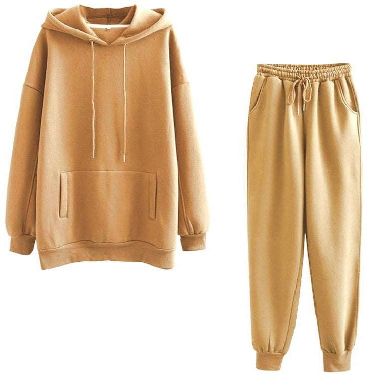 Damen lässiges Hoodie und Jogginghose Set WW