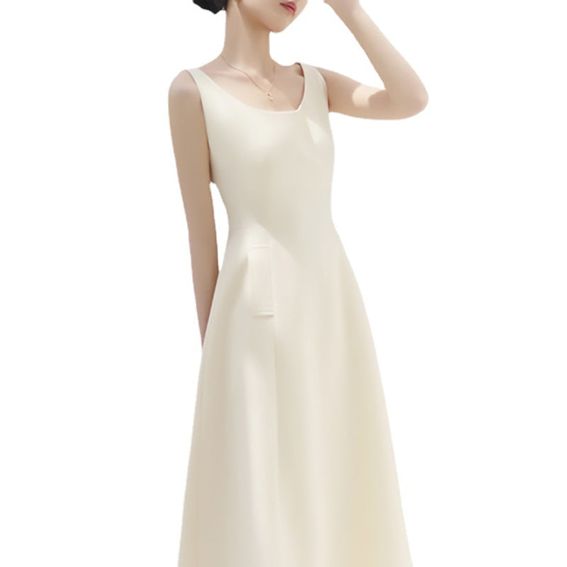 Damen A-Linien Midi Kleid mit klassischer Silhouette WW