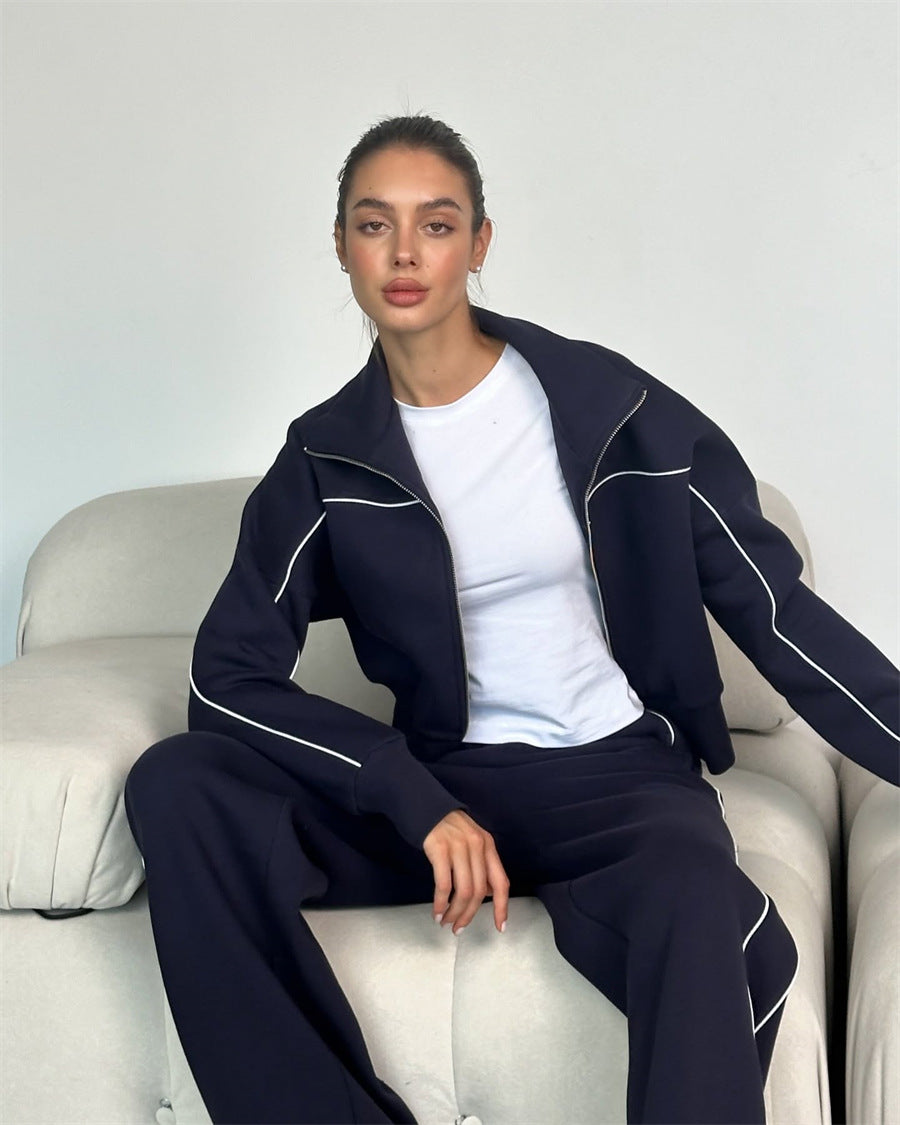 Damen urbanes Sport-Set mit lässigem Schnitt und praktischen Seitentaschen WW