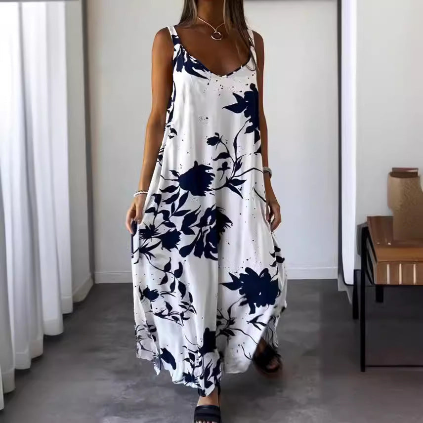 Damen Maxi-Kleid mit floralem Print WW