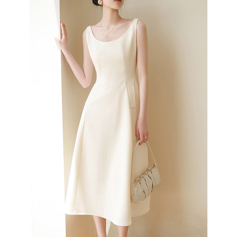 Damen A-Linien Midi Kleid mit klassischer Silhouette WW