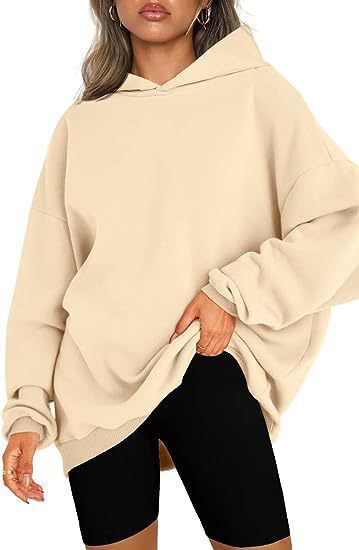 Damen Oversize Hoodie mit Kapuze WW