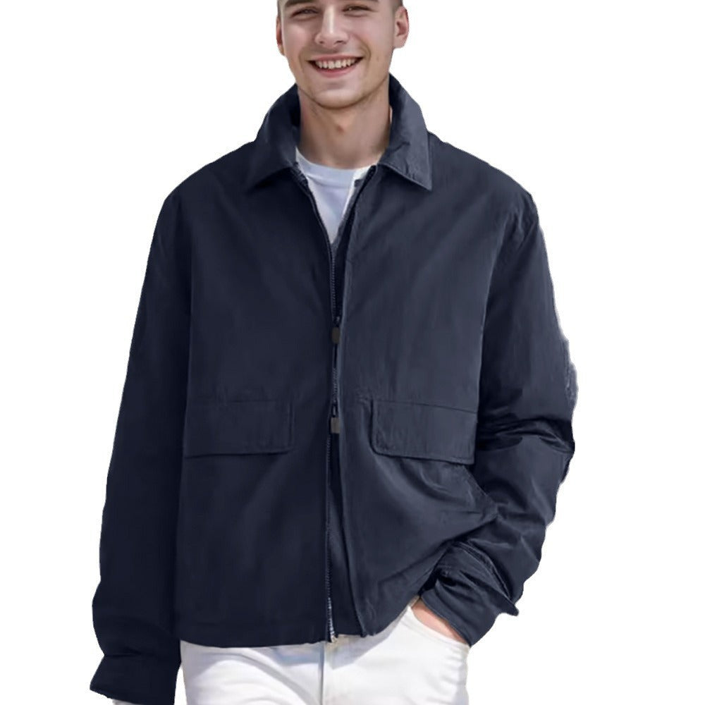 Herren leichte Übergangsjacke mit praktischen Brusttaschen und modernem Schnitt WW