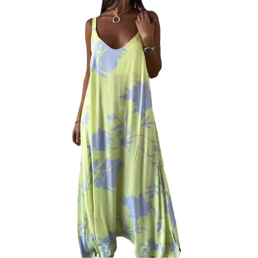 Damen Maxi-Kleid mit floralem Print WW
