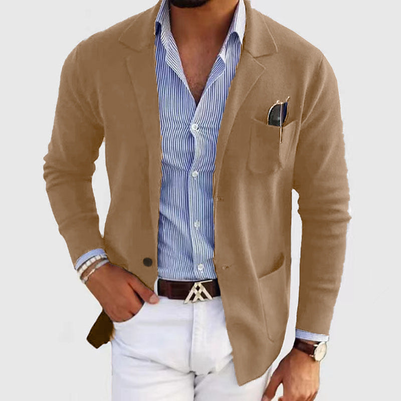 Herren elegante und bequeme Strickjacke WW