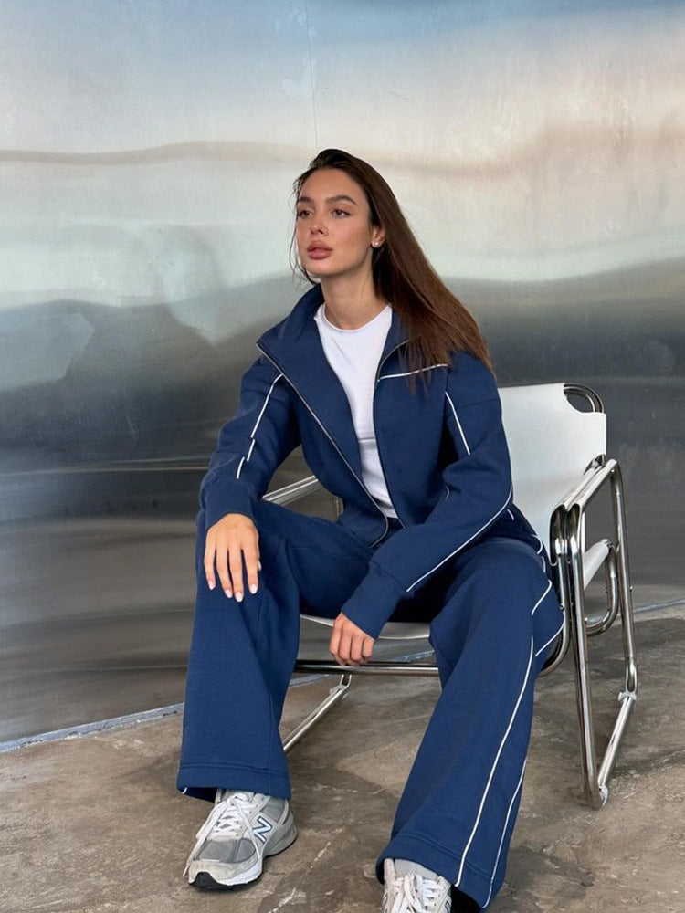 Damen urbanes Sport-Set mit lässigem Schnitt und praktischen Seitentaschen WW