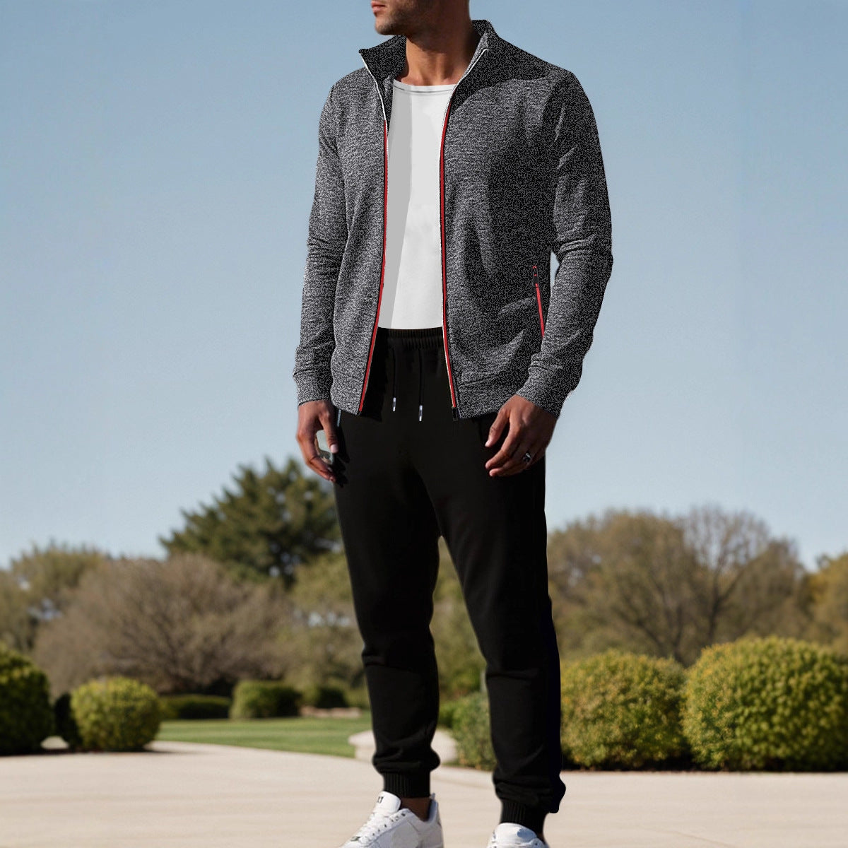 Herren Sportjacke mit hochelastischen Materialien und komfortabler Passform WW