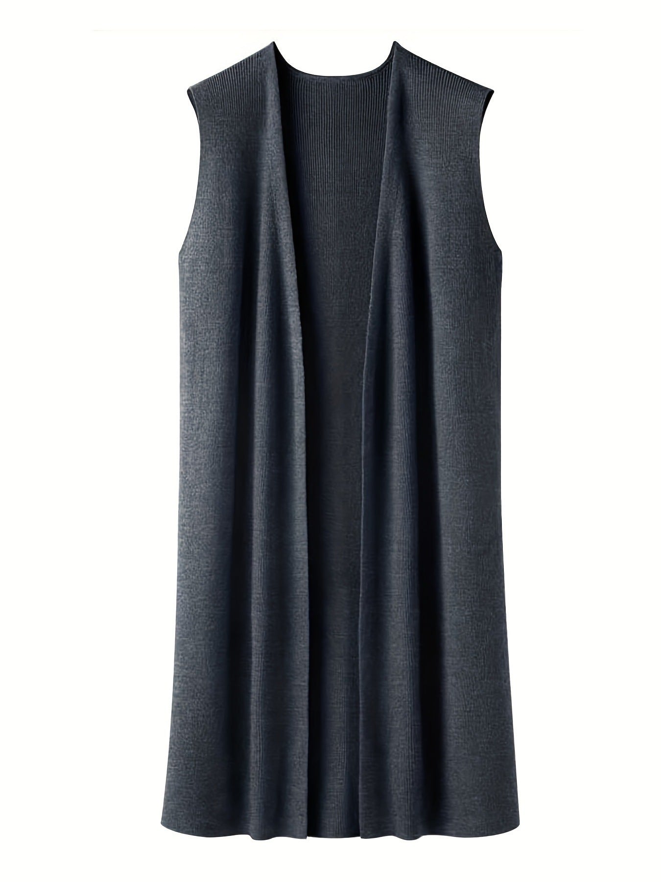 Damen elegante ärmellose Strickweste WW