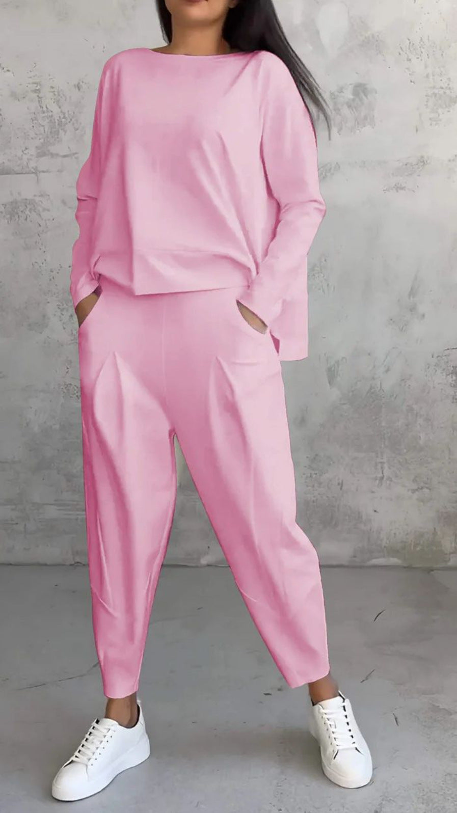 Damen lässiges Zweiteiliges Set aus hochwertiger Viskose WW