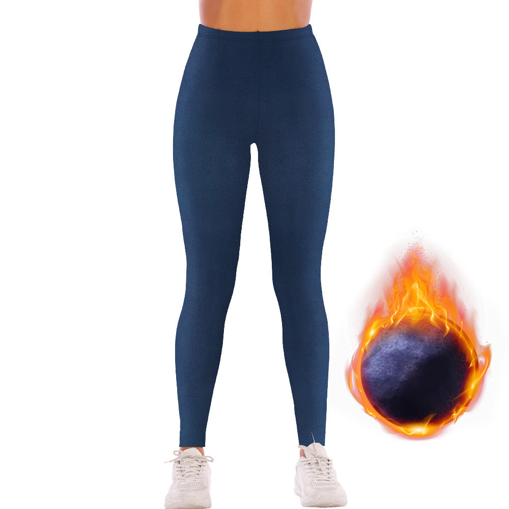 Damen Hochwertige Fitness-Leggings mit schweißableitender Technologie und hohem Bund WW