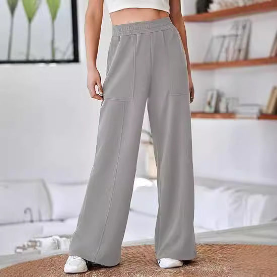 Damen Relaxed Fit Weite Hosen WW