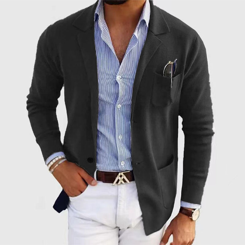 Herren elegante und bequeme Strickjacke WW