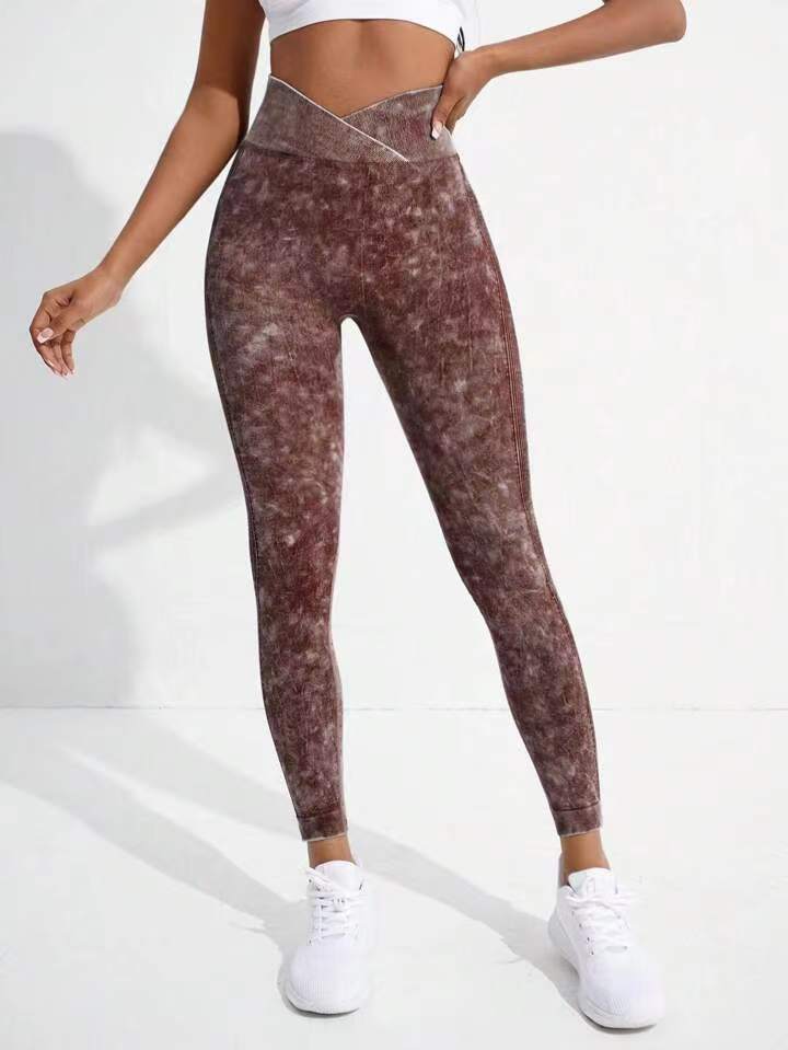 Damen Hochgeschnittene Sportleggings WW