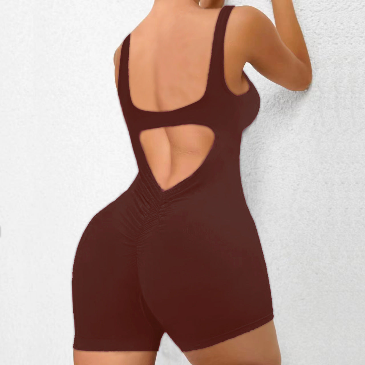 Damen Sportlicher Bodysuit mit innovativem Rückenausschnitt WW
