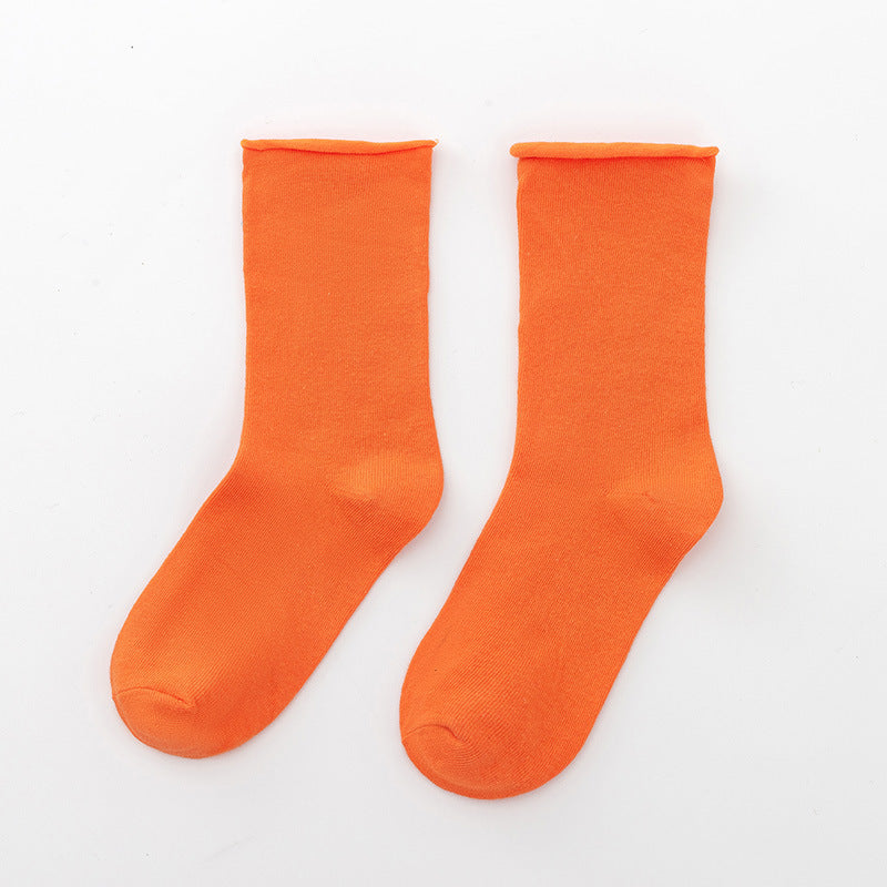 Damen Komfortable Baumwollsocken im klassischen Stil WW