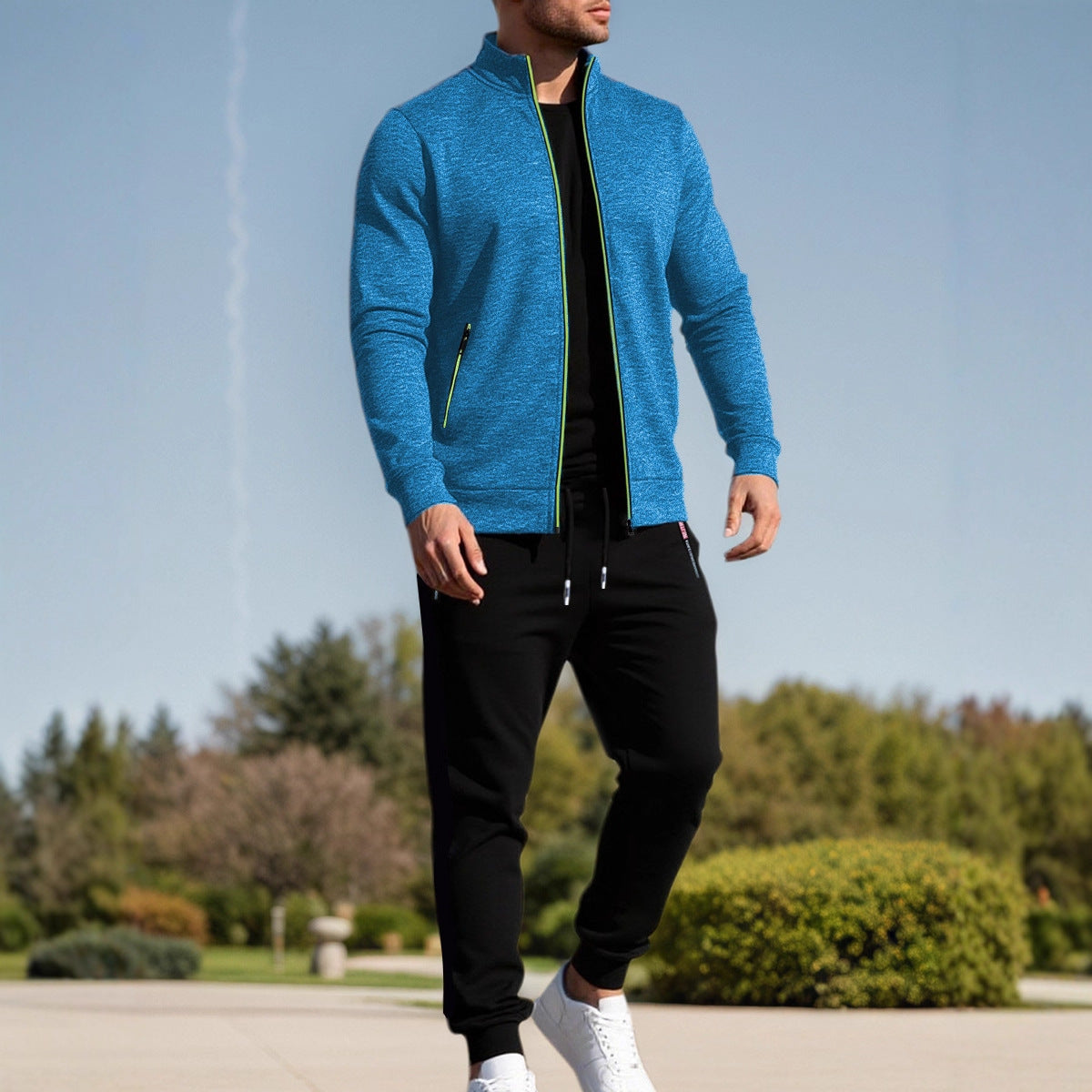 Herren Sportjacke mit hochelastischen Materialien und komfortabler Passform WW