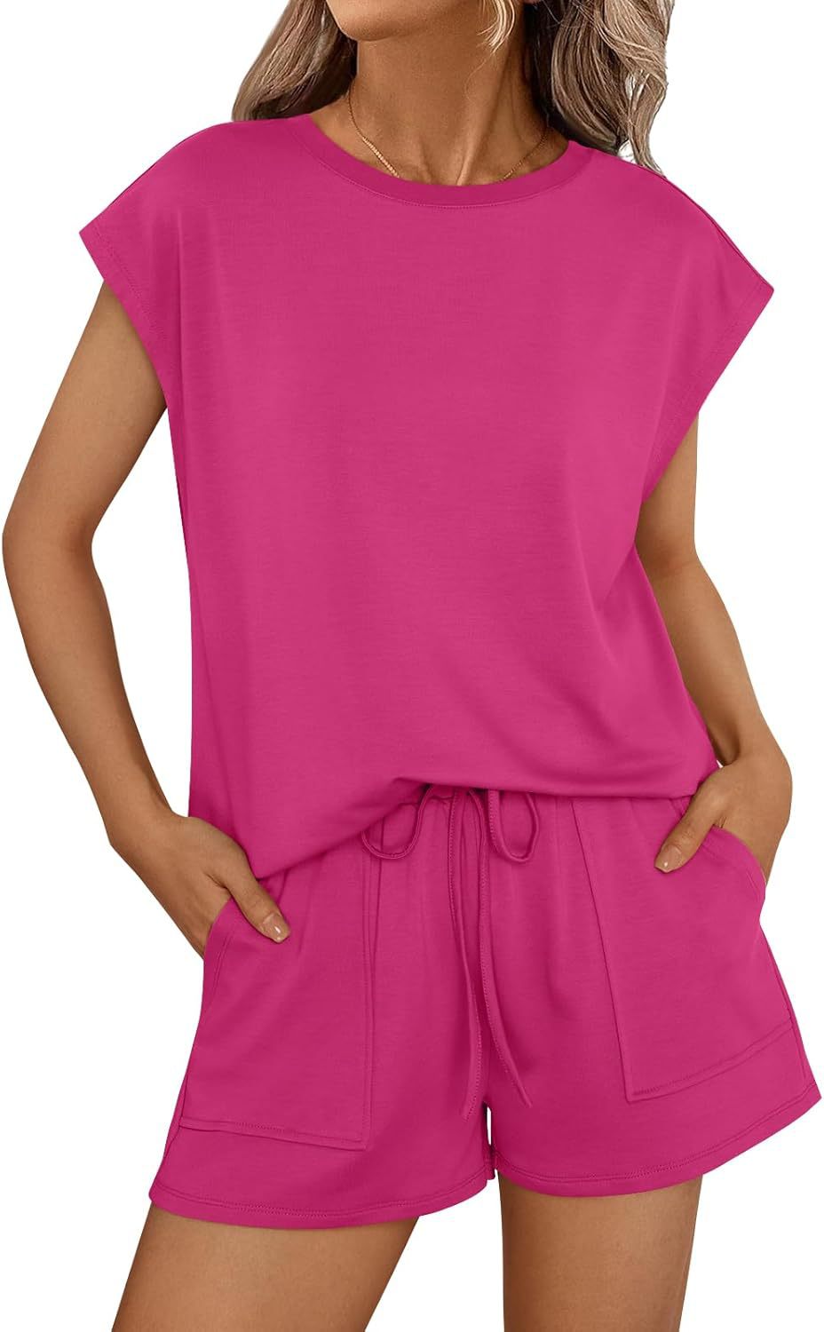 Damen Stylisches Relaxed Fit Lounge Set WW