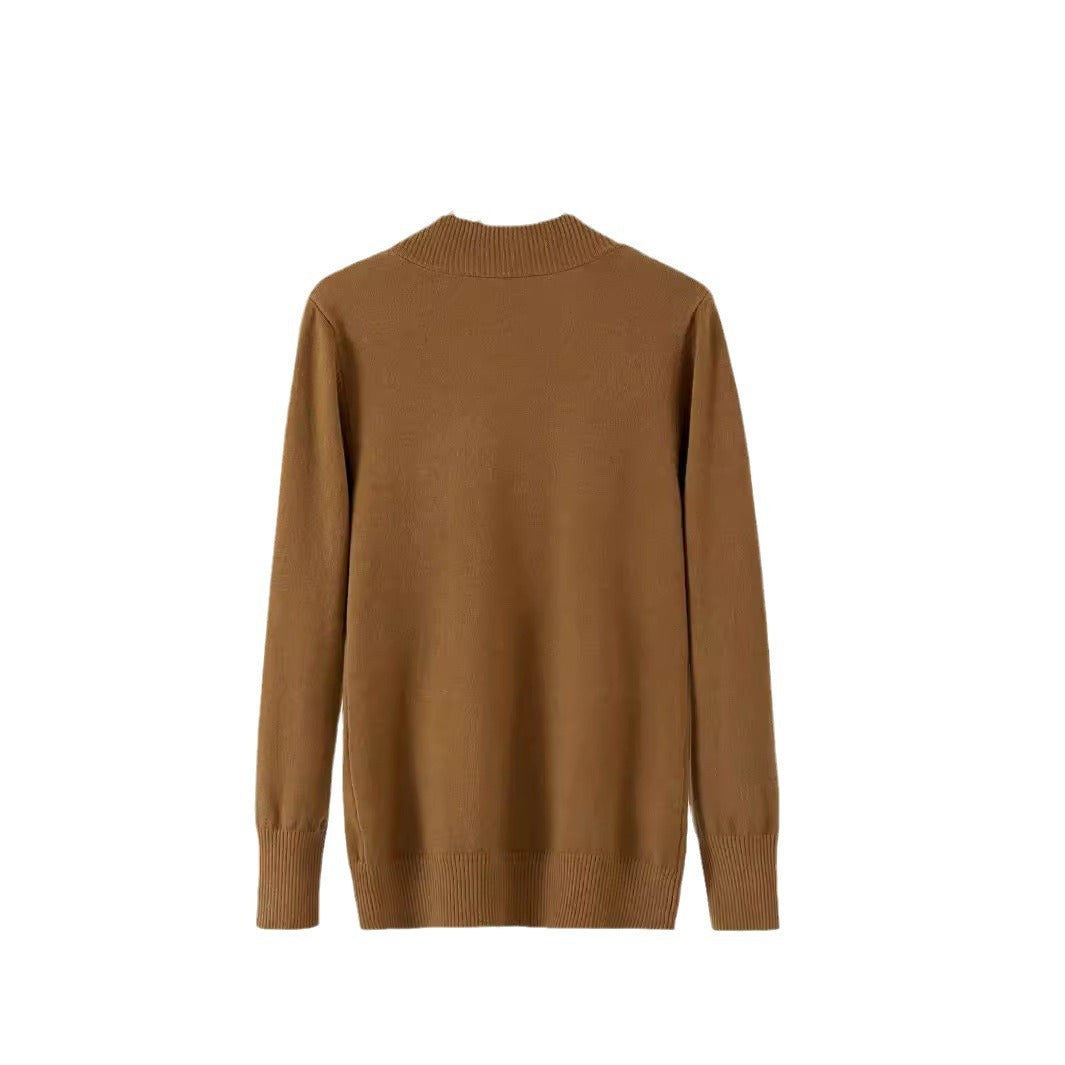 Damen gemütlicher Strickcardigan mit praktischen Taschen und offenem Schnitt WW