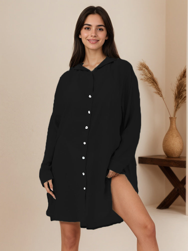 Damen Stylisches Kapuzen-Oberteil WW
