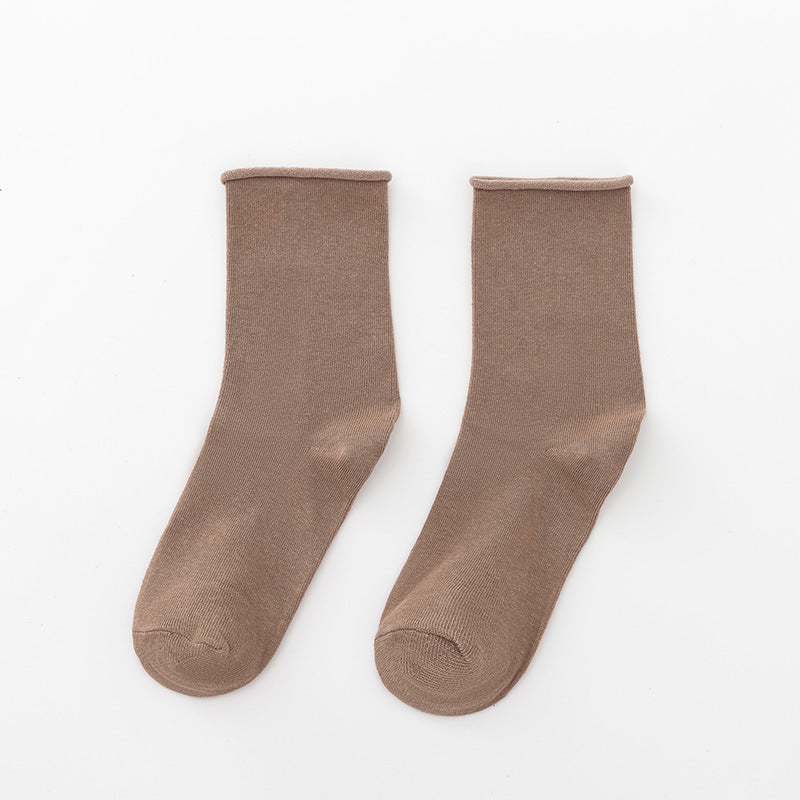 Damen Komfortable Baumwollsocken im klassischen Stil WW