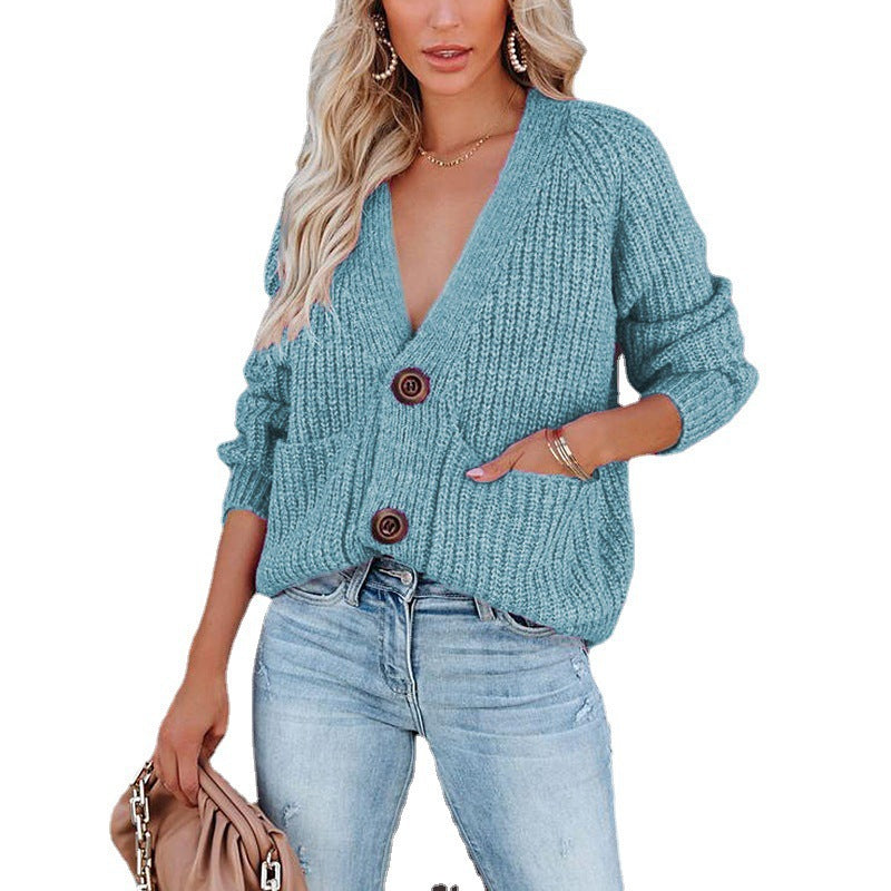 Damen Strickjacke im lässigen Schnitt mit praktischen Taschen WW