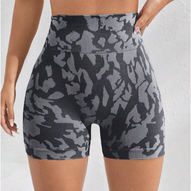 Damen Sportliche Ripp-Shorts mit hohem Bund und optimierter Passform WW